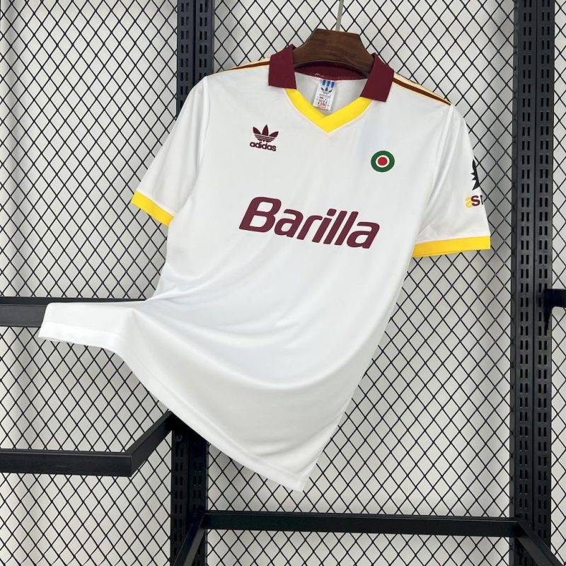 1991/1992 Retro AS Roma Away Football Shirt 1:1 Thai Quality