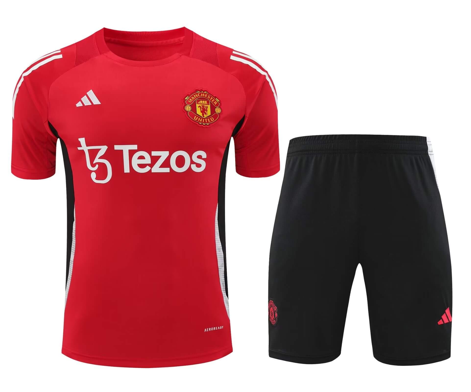 2024/2025 Manchester United Training Wear Red Suit Shirt 1:1 Thai Quality