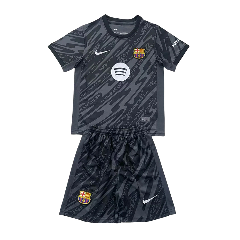 2024/2025 Barcelona Goalkeeper Football Shirt Kids Size 1:1 Thai Quality