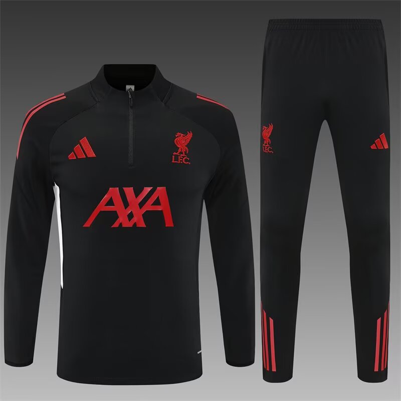 2025/2026 Liverpool Half-Pull Training Suit Football Shirt 1:1 Thai Quality Set
