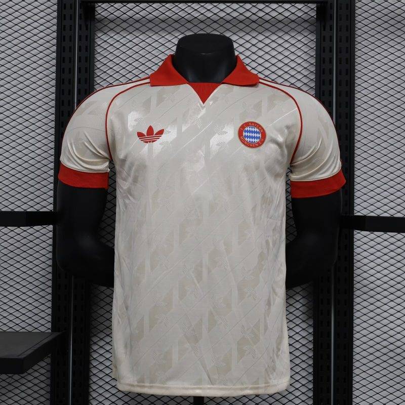 Retro Player Version Bayern Munchen Football Shirt 1:1 Thai Quality