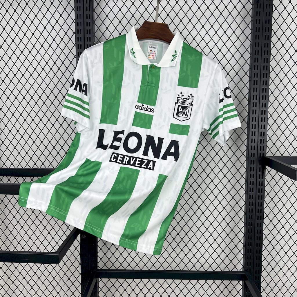 8d95e9d39746f28d28c967e93d80fa1d 1996/1997 Retro Atletico Nacional Home Football Shirt 1:1 Thai Quality
