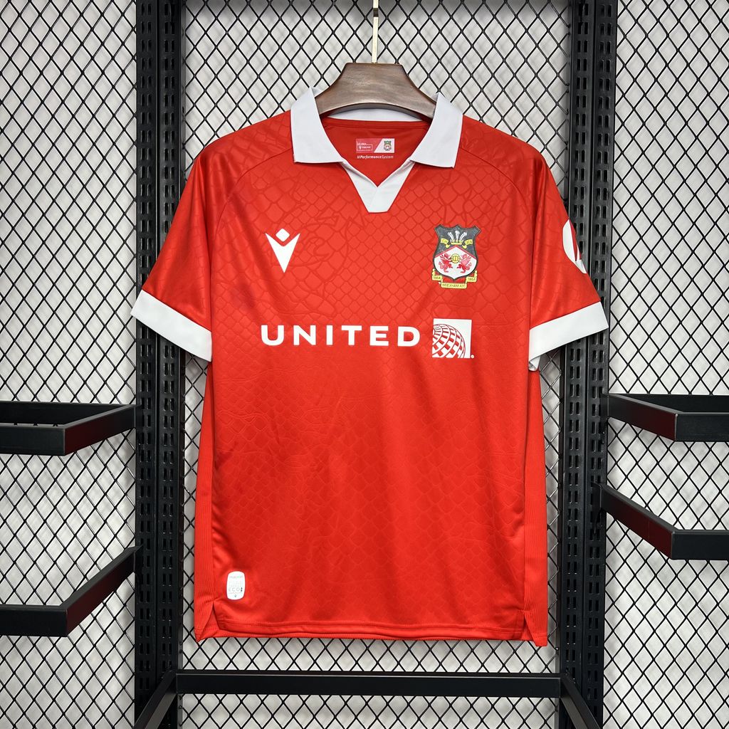 2024/2025 Wrexham Home Football Shirt 1:1 Thai Quality