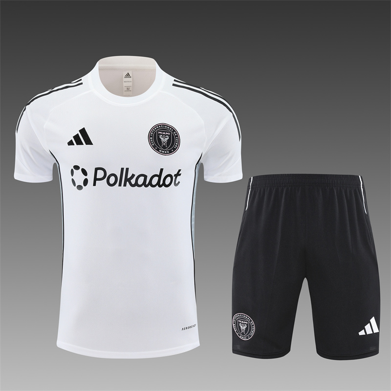 2025/2026 Inter Miami Training Wear White Set Shirt 1:1 Thai Quality
