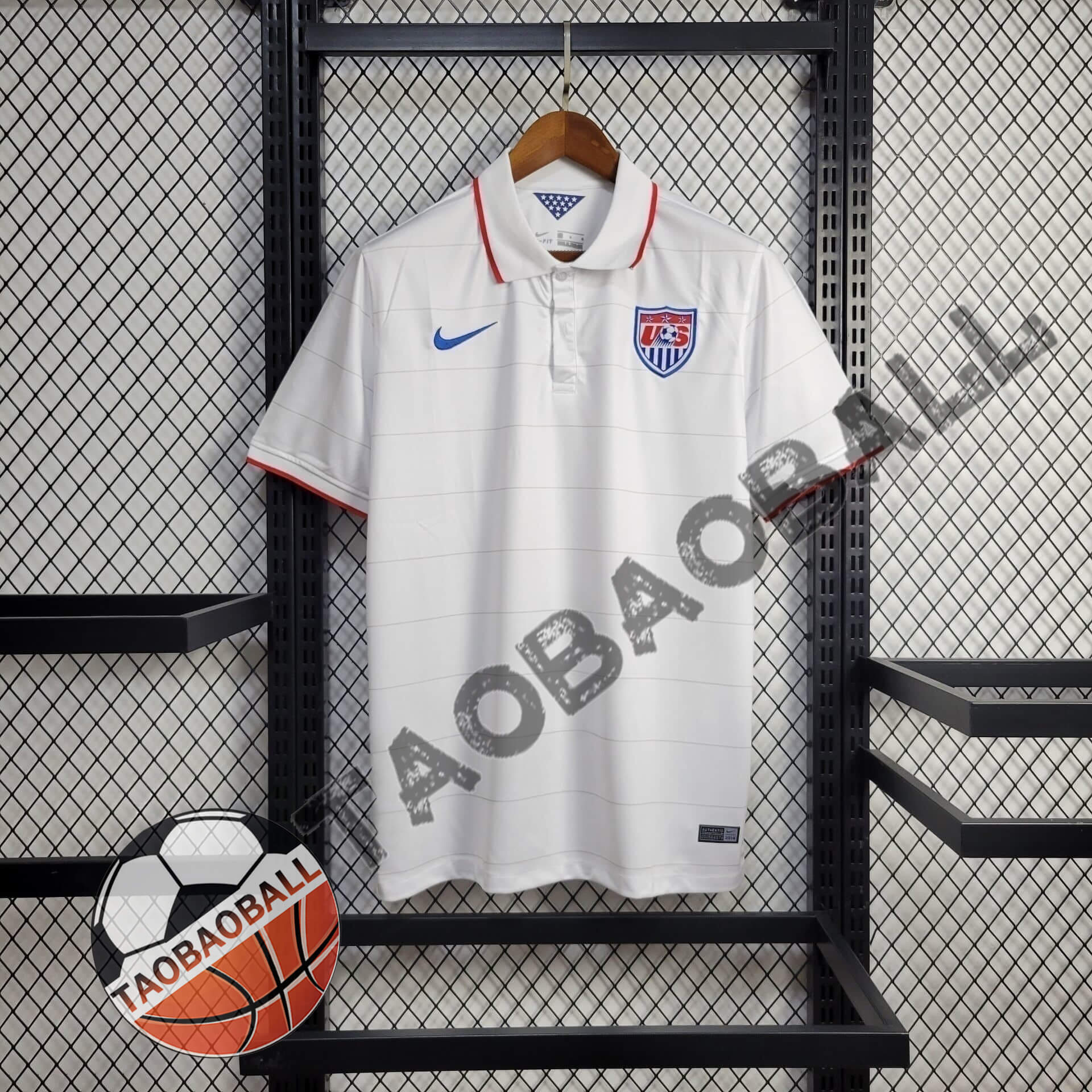 2014 Retro United States Home Football Shirt 1:1 Thai Quality