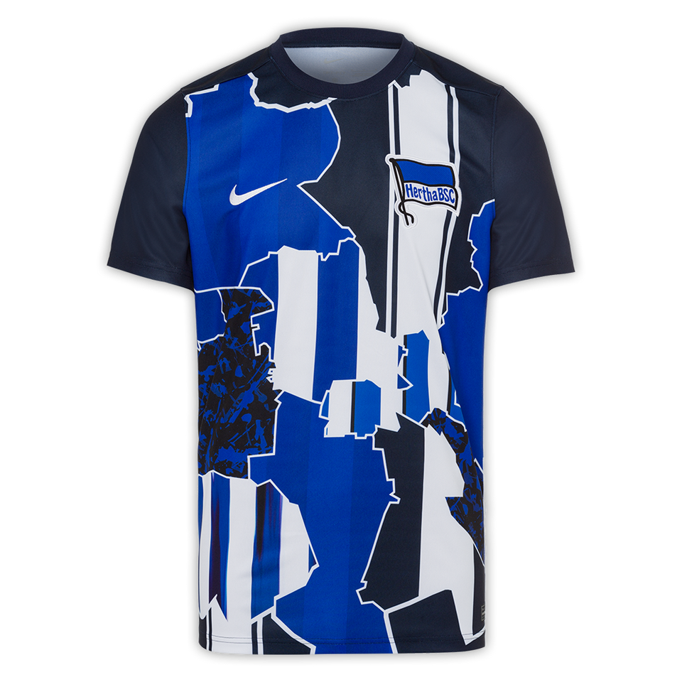 2025/2026 Hertha BSC Pre-match Football Shirt 1:1 Thai Quality