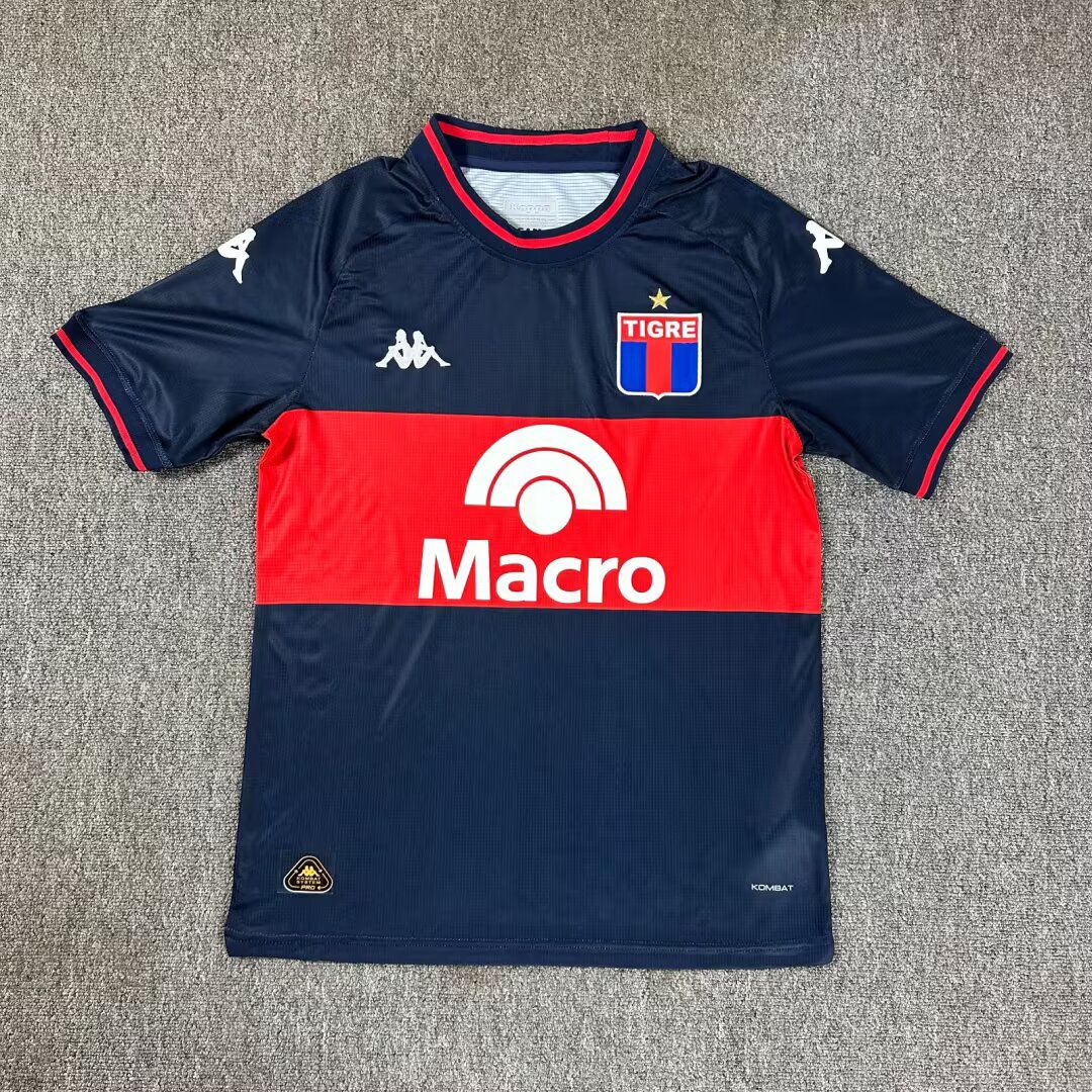 91333f6979b3db0a595db022063d38e6 2025/2026 Atlético Tigre Home Football Shirt 1:1 Thai Quality