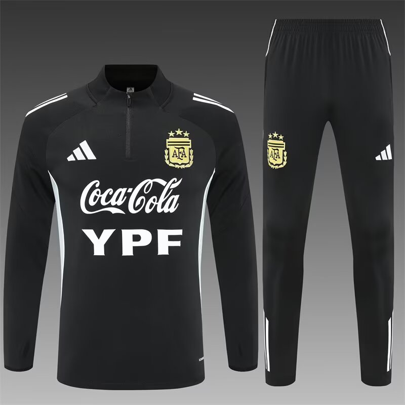 2025/2026 Argentina Half-Pull Training Suit Football Shirt 1:1 Thai Quality Set