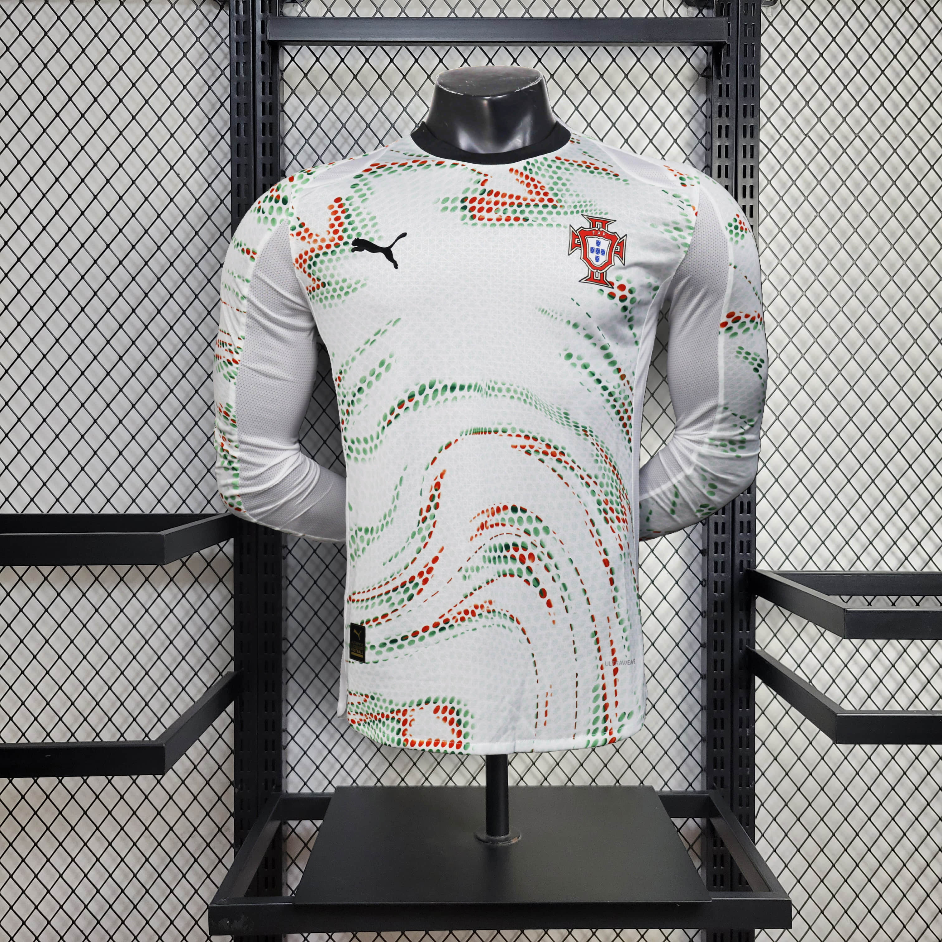 2025 Long Sleeve Player Version Portugal Away Football Shirt 1:1 Thai Quality
