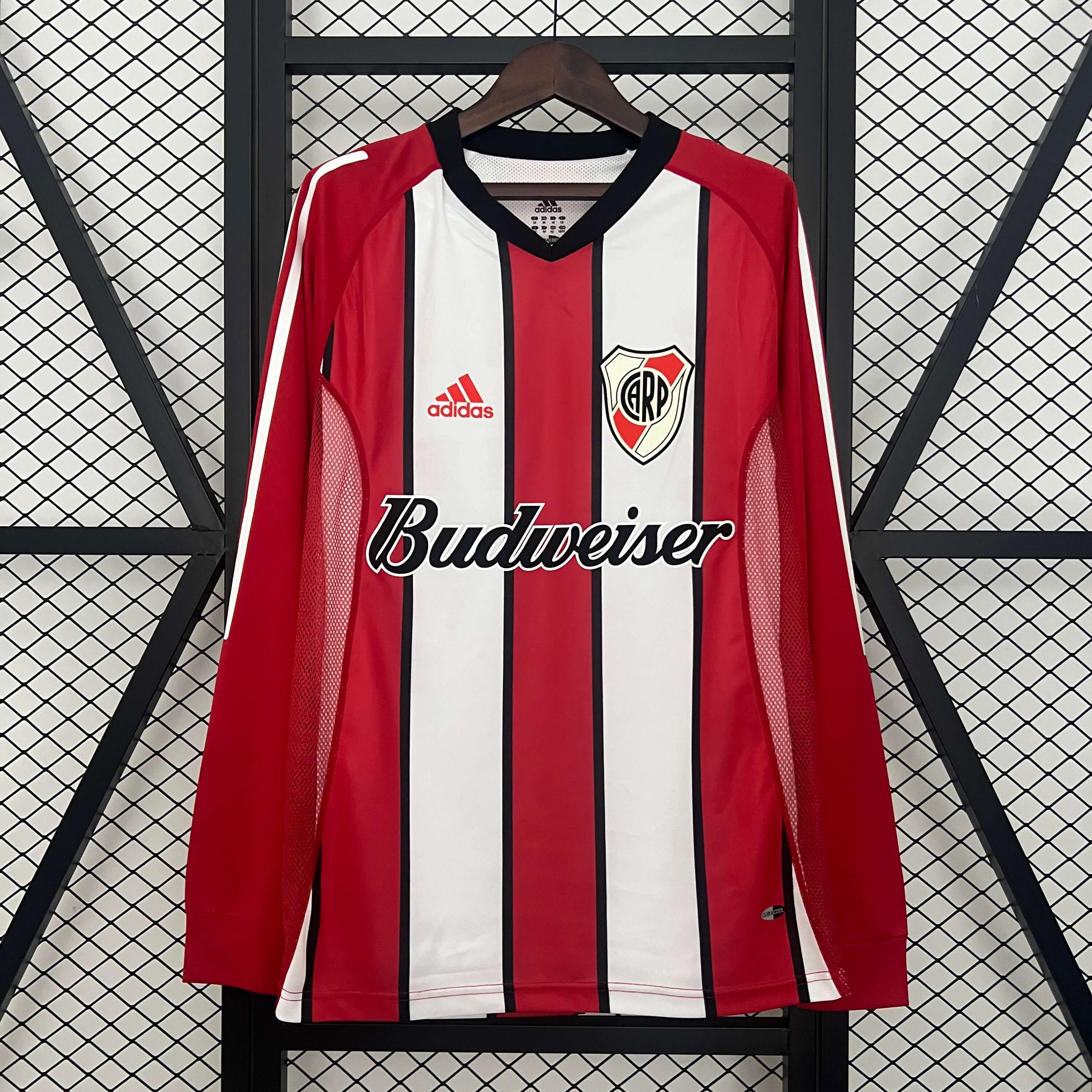 2003/2004 Retro Long Sleeve River Plate Home Football Shirt 1:1 Thai Quality