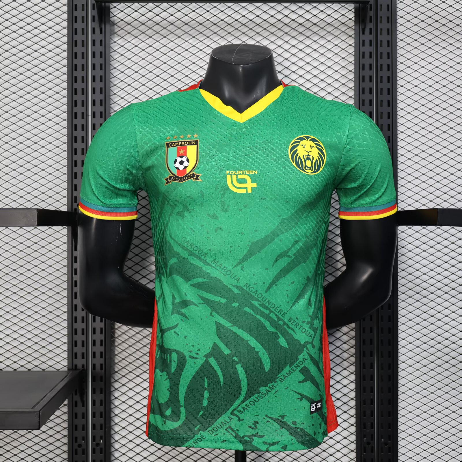 2025 Player Version Cameroon Green Football Shirt 1:1 Thai Quality