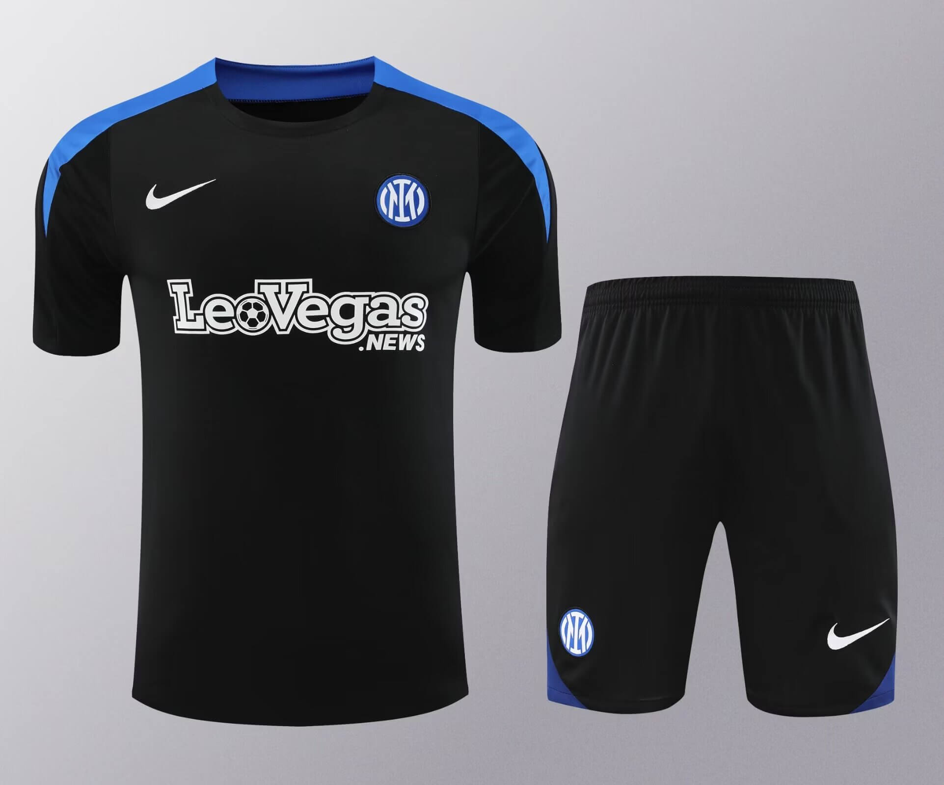 2024/2025 Inter Milan Training Wear Black Suit Shirt 1:1 Thai Quality