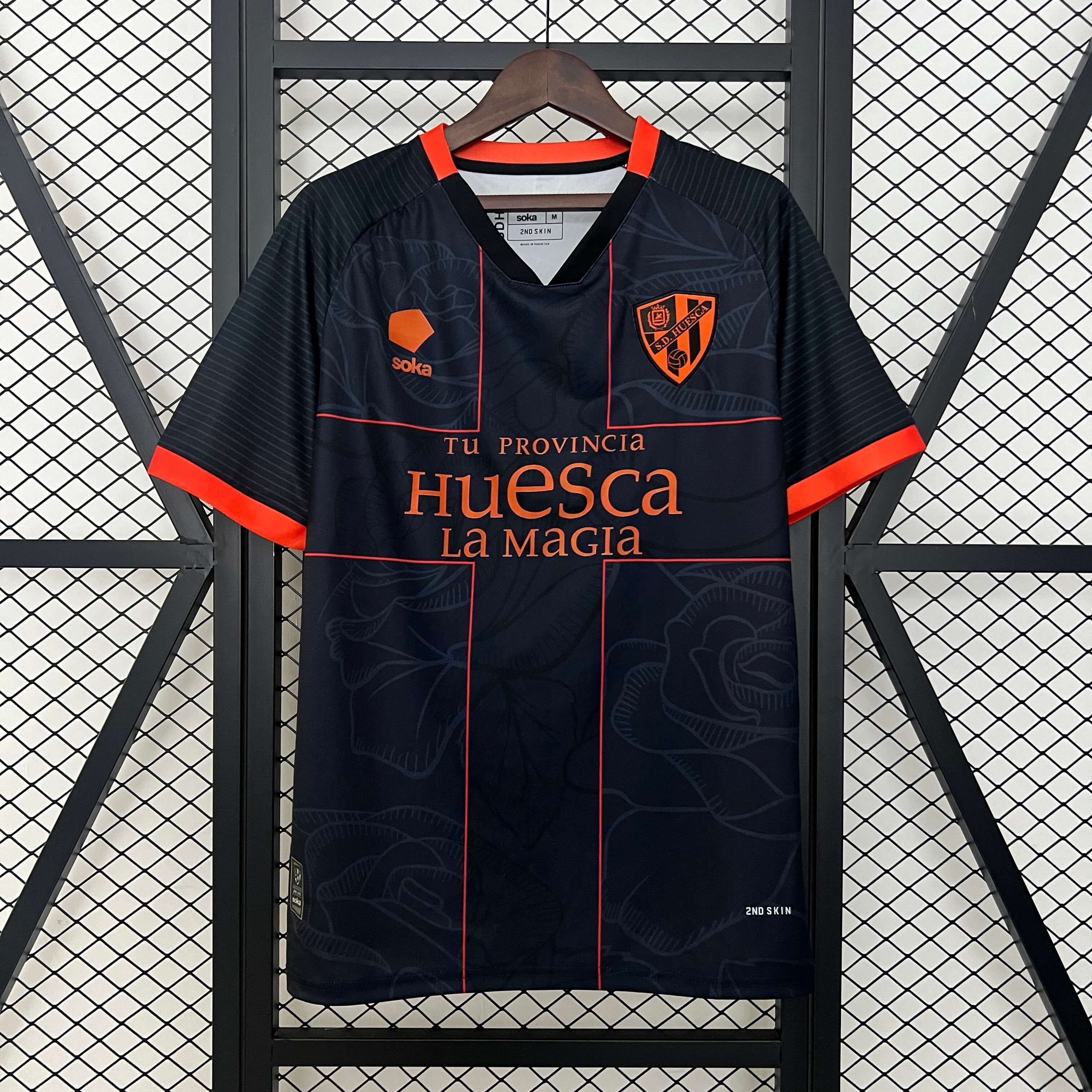 96d2860bf1f2250a9dd8e0b249676a4d 2024/2025 SD Huesca Third Away Football Shirt 1:1 Thai Quality