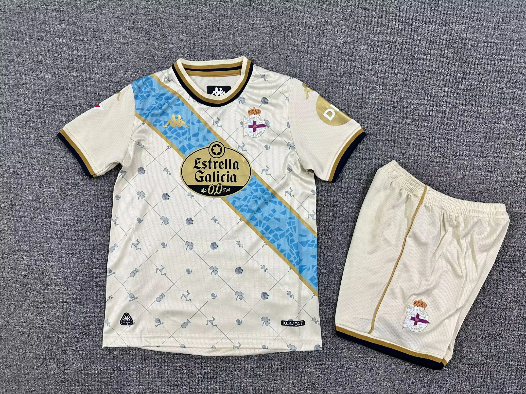 2025/2026 Deportivo de La Coruna Third Away Football Shirt Kids Size 1:1 Thai Quality