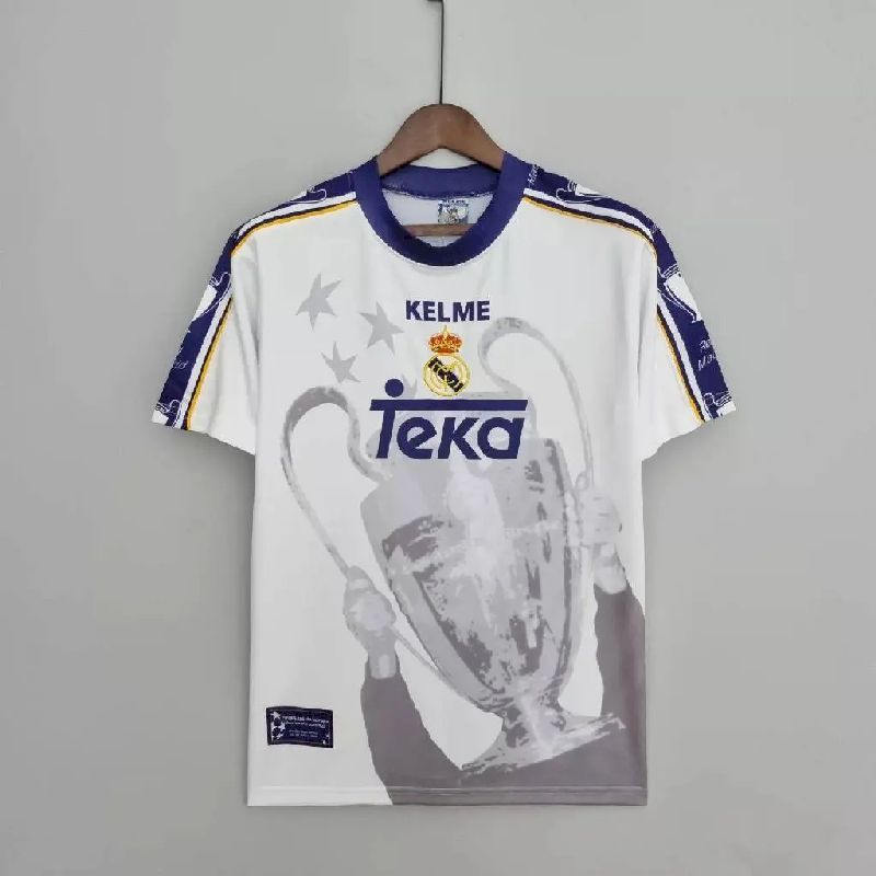 1997/1998 Retro Real Madrid Champion Edition Football Shirt 1:1 Thai Quality