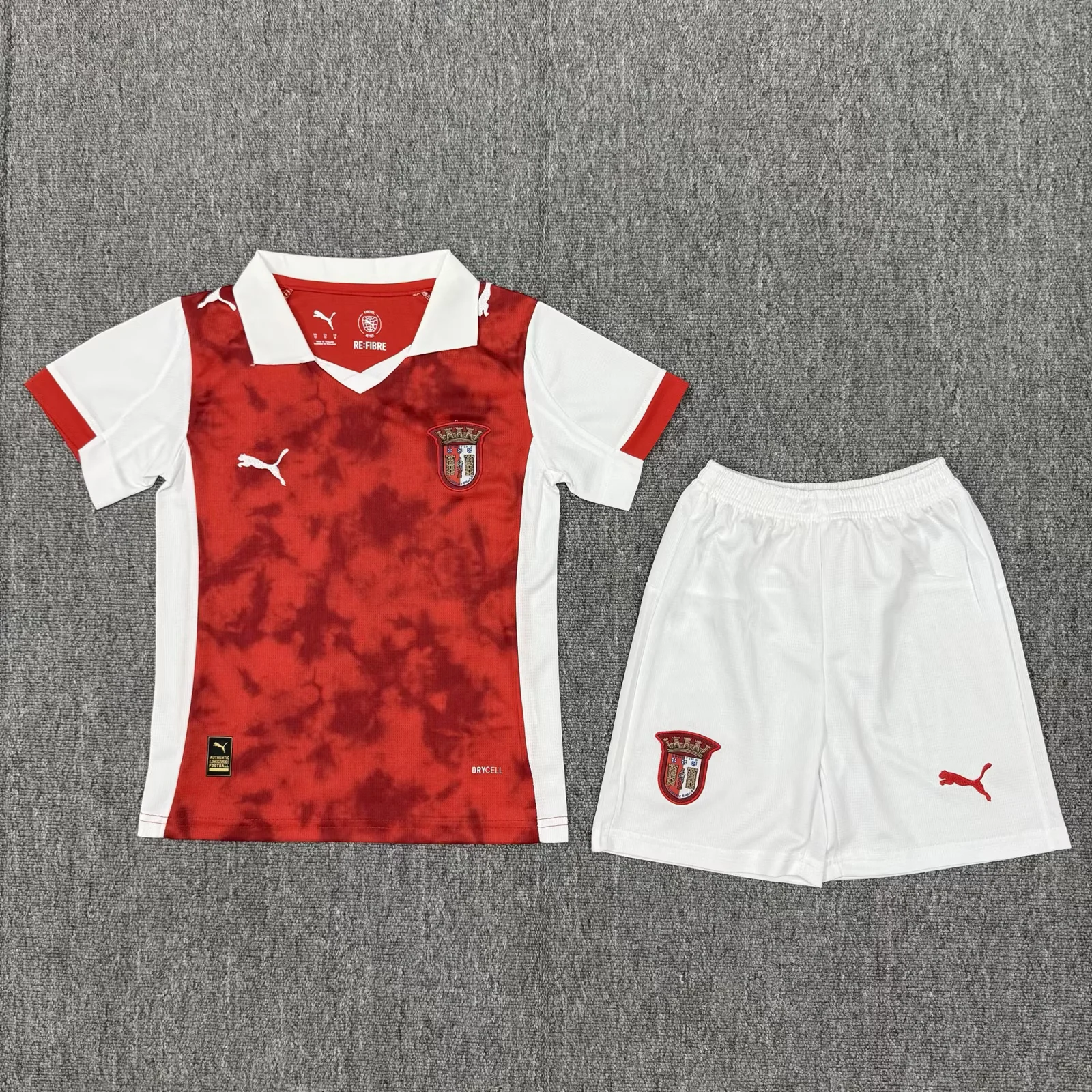 2025/2026 Braga Home Football Shirt Kids Size 1:1 Thai Quality