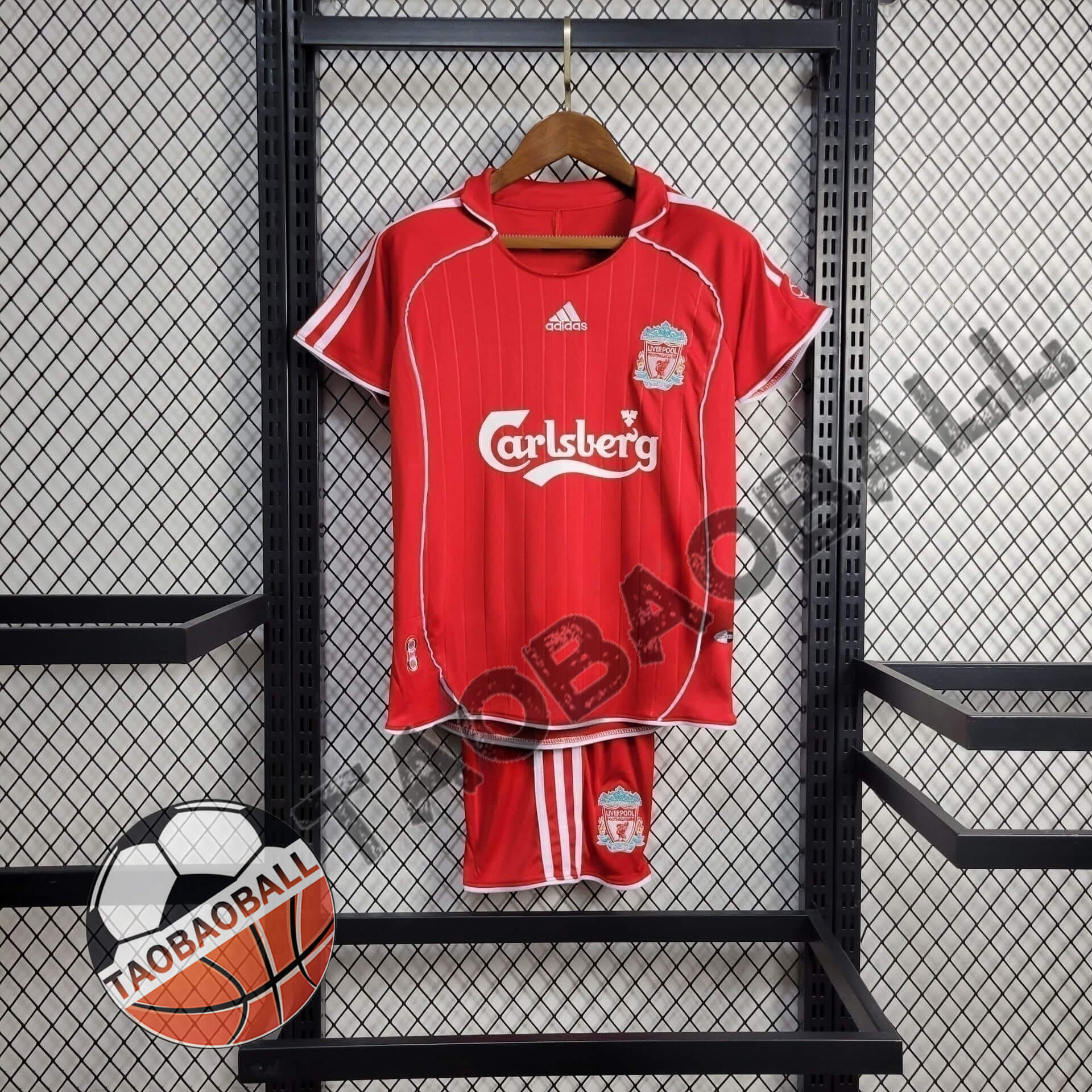2006/2007 Retro Liverpool Home Football Shirt Kids Size 1:1 Thai Quality