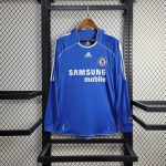 2006/2007 Retro Long Sleeve Chelsea Home Football Shirt 1:1 Thai Quality