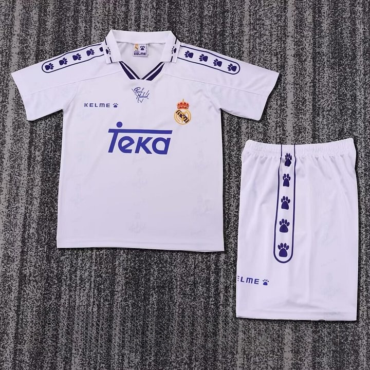 1994/1996 Retro Real Madrid Home Football Shirt Kids Size 1:1 Thai Quality