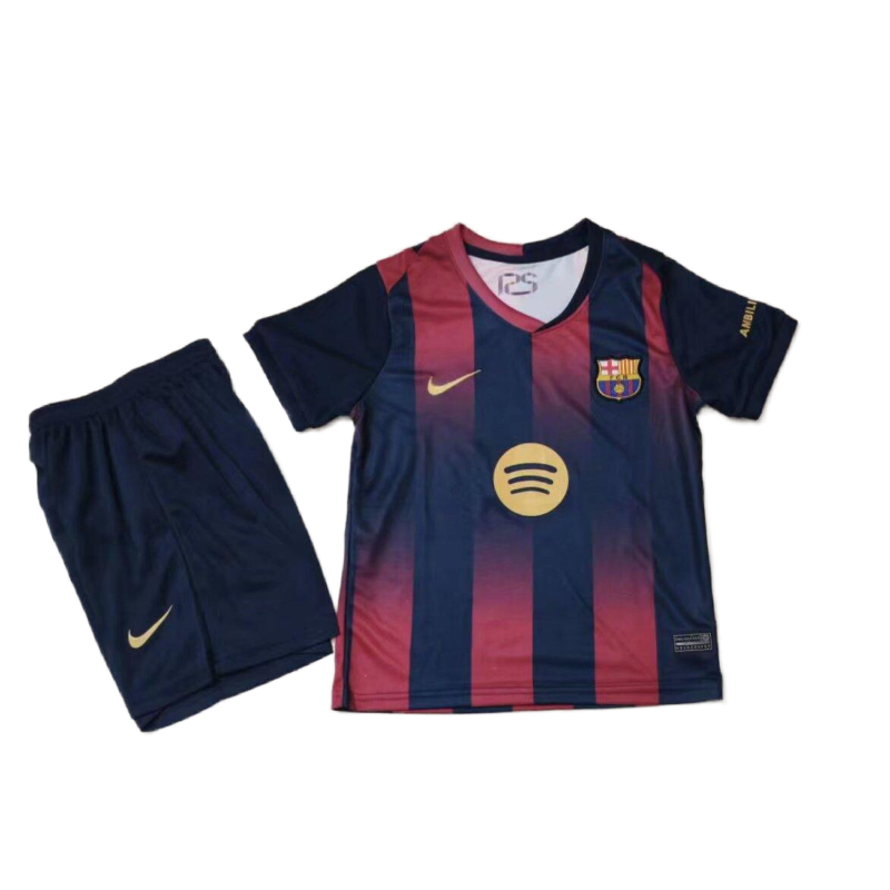 2025/2026 Barcelona Home Football Shirt Kids Size 1:1 Thai Quality