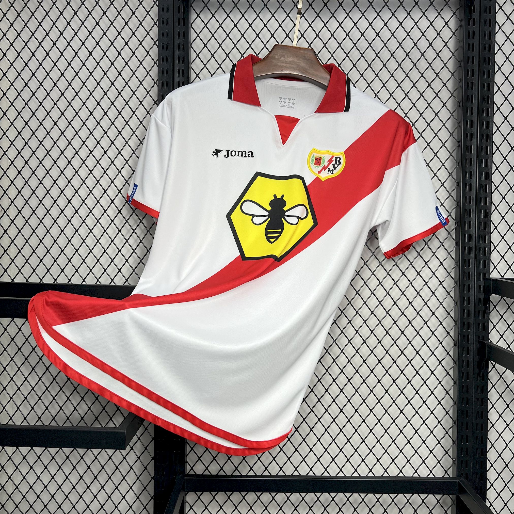2001/2002 Retro Rayo Vallecano Home Football Shirt 1:1 Thai Quality
