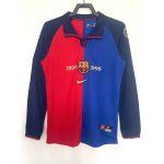 1999/2000 Long Sleeve Retro Barcelona Home 100th Anniversary Version Football Shirt 1:1 Thai Quality