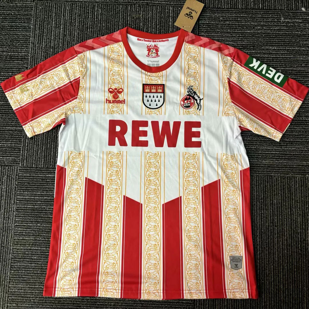 2025/2026 FC Koln Edition Football Shirt 1:1 Thai Quality