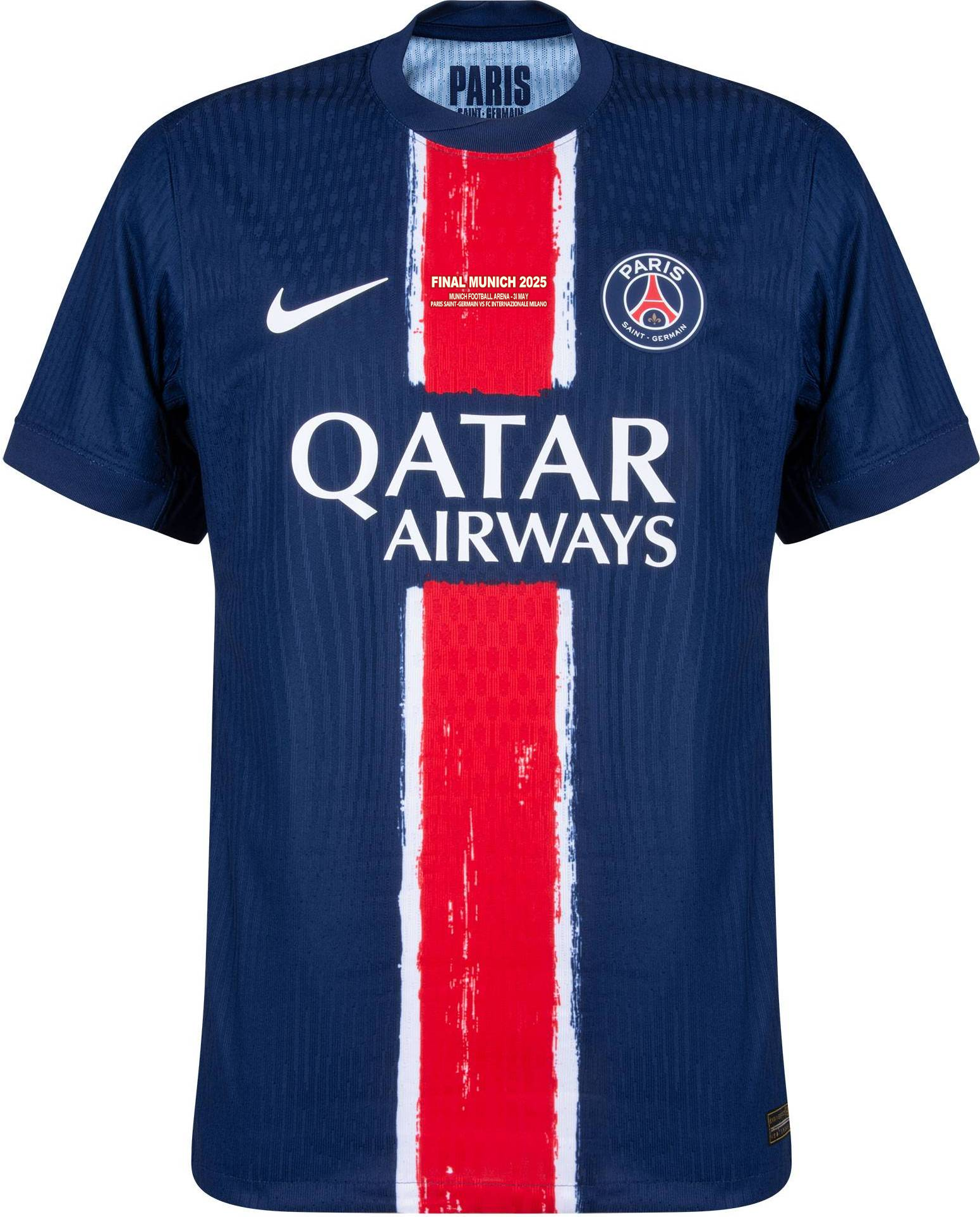 2024/2025 Paris Saint-Germain Home  jersey Champions League final print