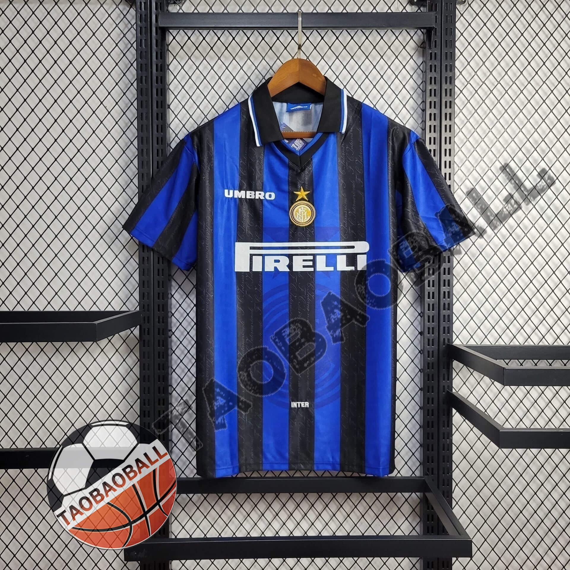 1997/1998 Retro Inter Milan Home Football Shirt 1:1 Thai Qualit
