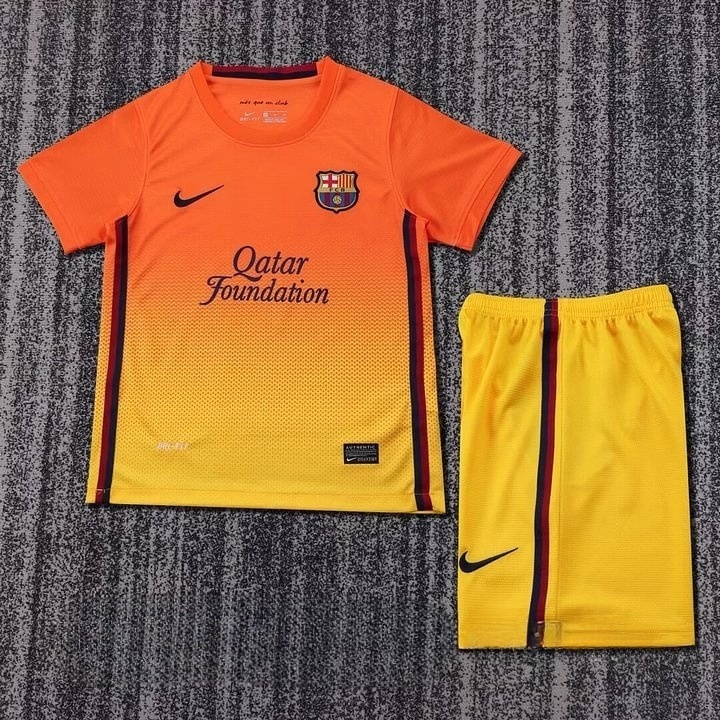 2012/2013 Retro Barcelona Away Football Shirt Kids Size 1:1 Thai Quality