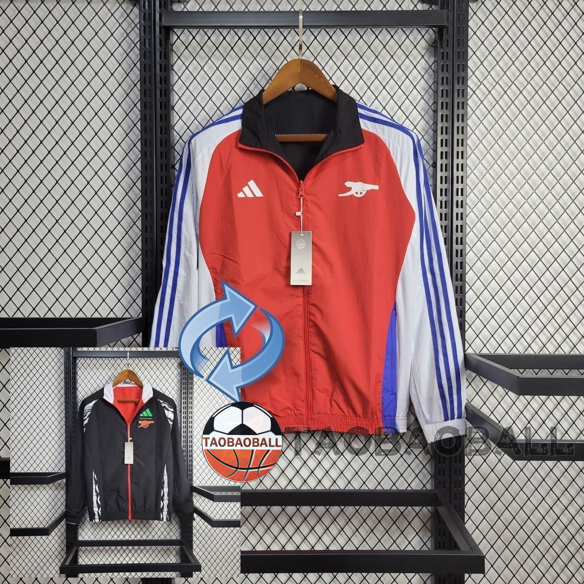 2024/2025 Arsenal Reversible Windbreaker Football Shirt