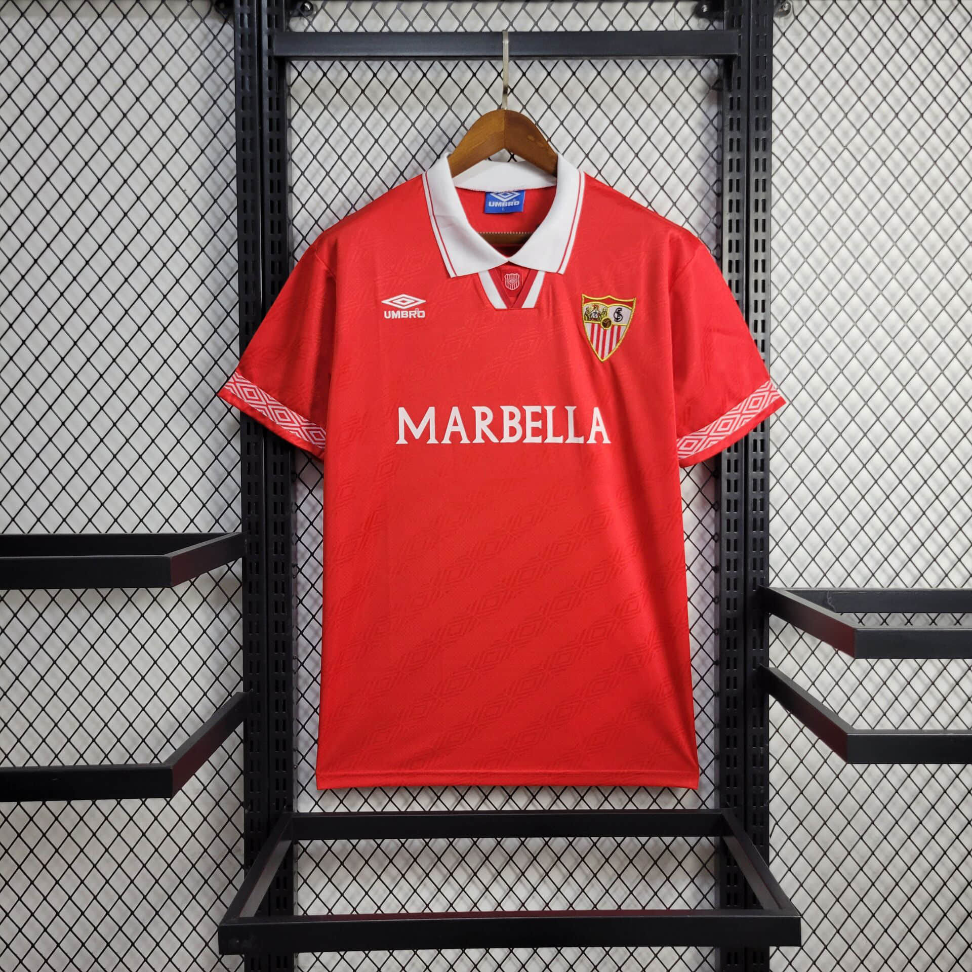 ab619c4e8e5723426b1e1228ee0f1df5 1994/1996 Retro Sevilla Away Football Shirt 1:1 Thai Quality