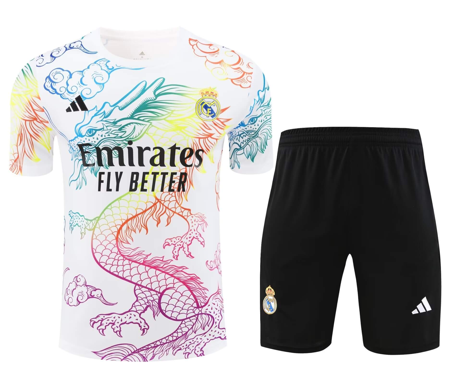 2024/2025 Real Madrid Training Wear White Suit Shirt 1:1 Thai Quality