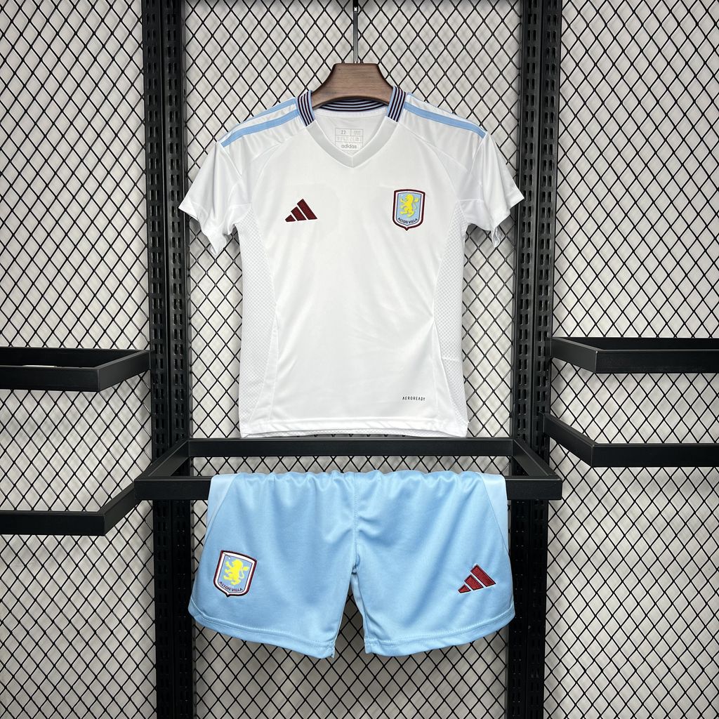 2024/2025 Aston Villa Away Football Shirt Kids Size 1:1 Thai Quality