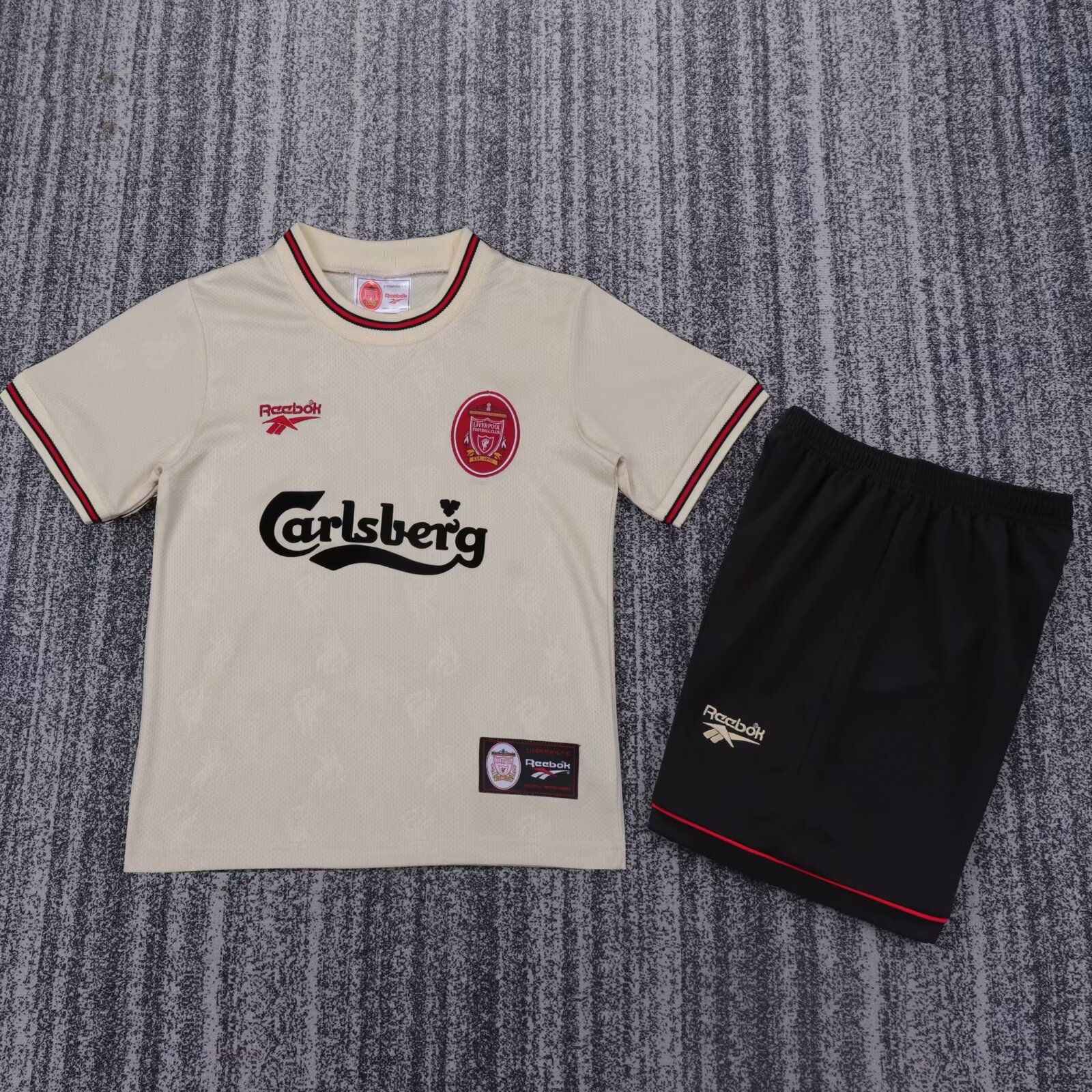 1996/1997 Retro Liverpool Away Football Shirt Kids Size 1:1 Thai Quality