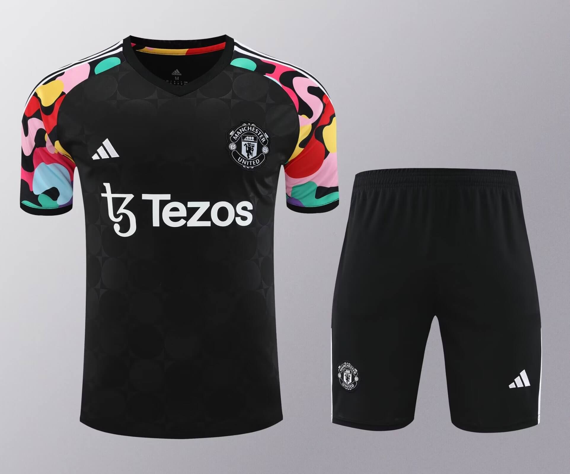 2024/2025 Manchester United Training Wear Black Suit Shirt 1:1 Thai Quality