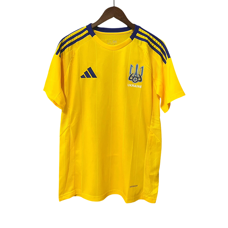 b26cdf853169fea110dc93606aeabb70 2024 Ukraine Home Football Shirt 1:1 Thai Quality