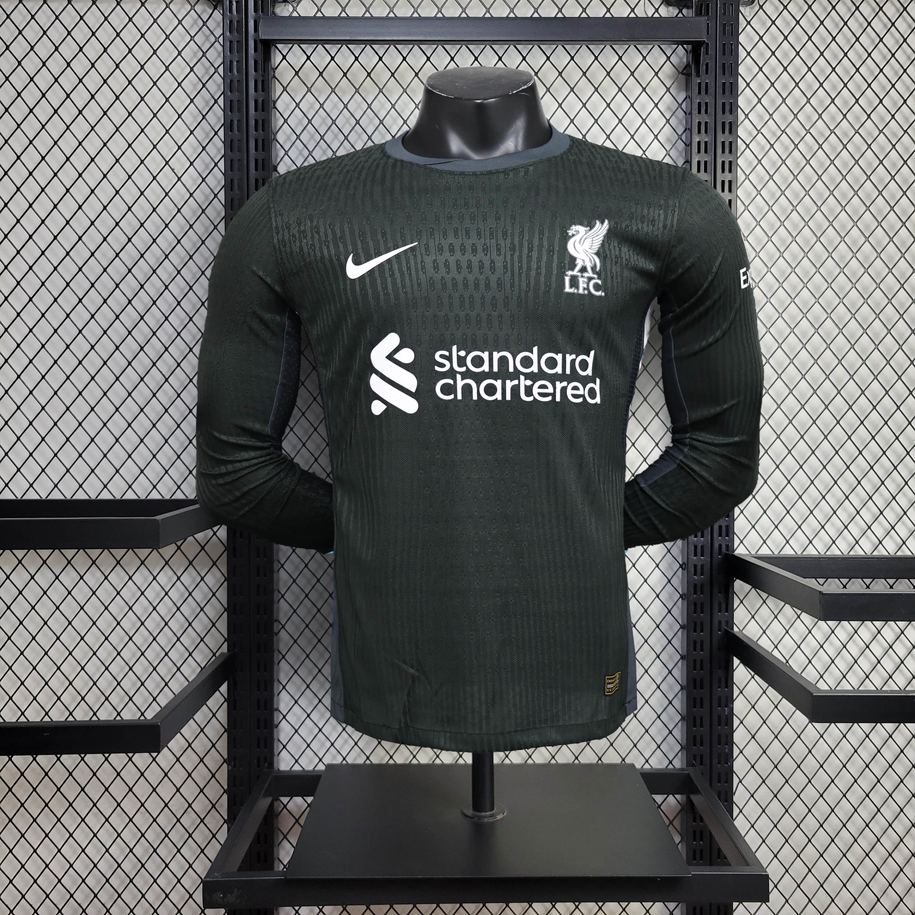 2024/2025 Player Version Long Sleeve Liverpool Away Football Shirt 1:1 Thai Quality