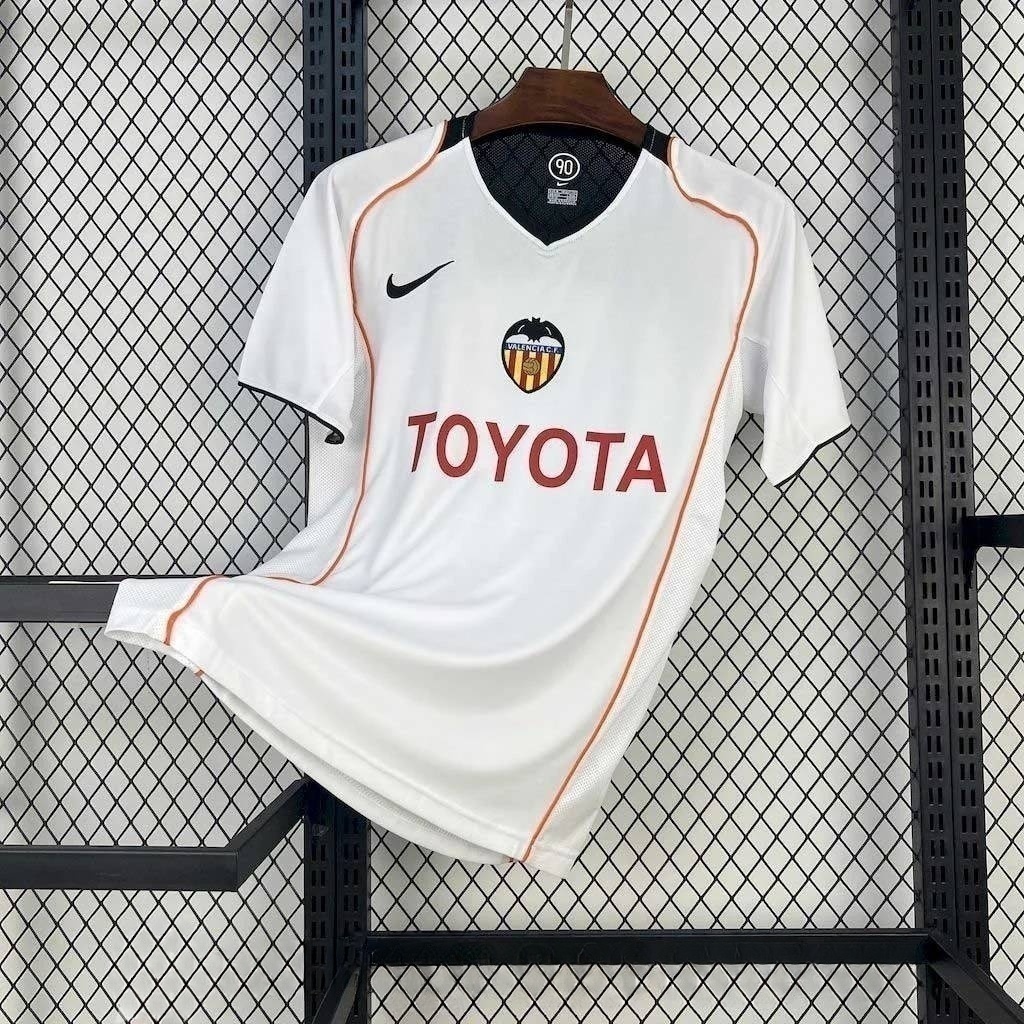 2004/2005 Retro Valencia Home Football Shirt 1:1 Thai Quality