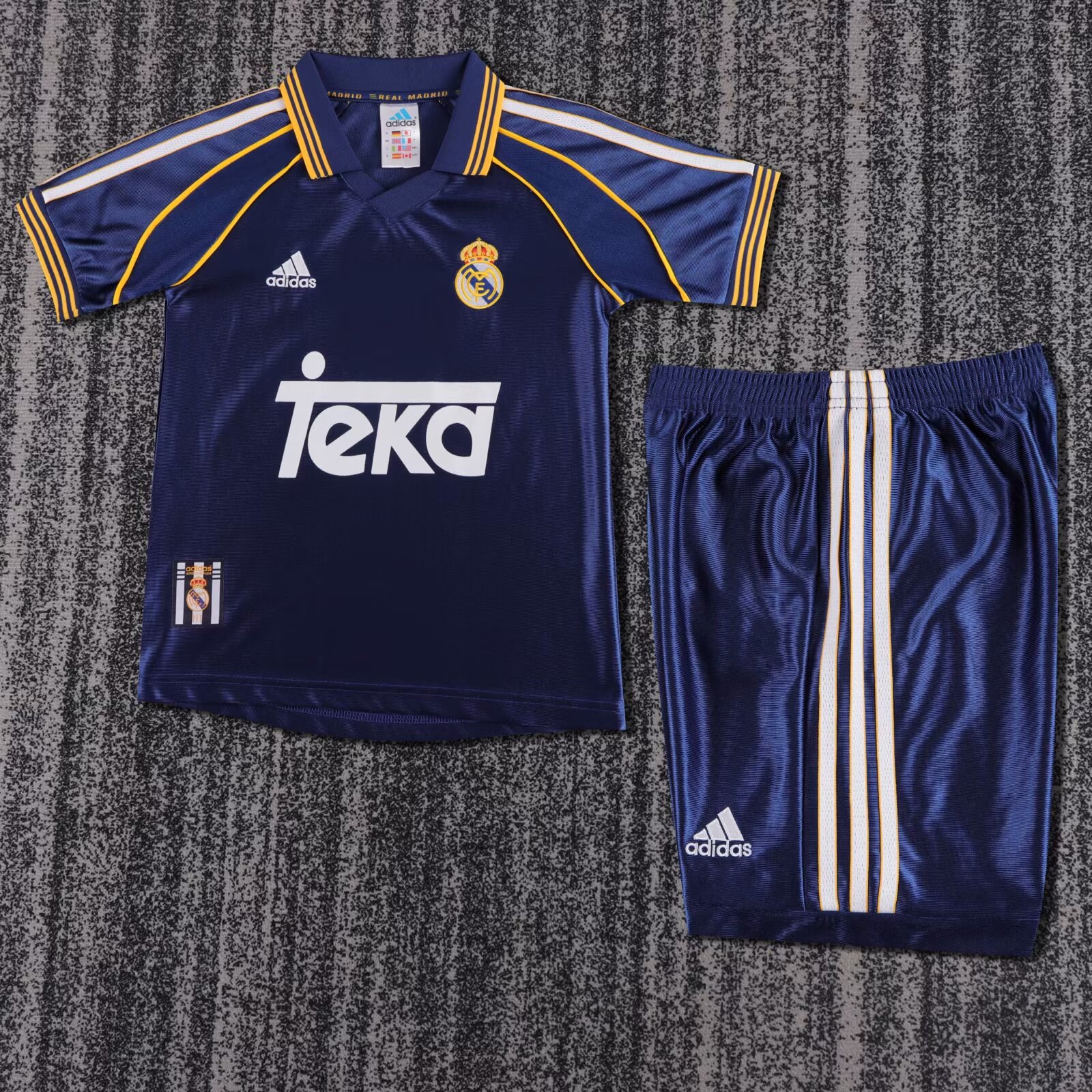 1998/2000 Retro Real Madrid Third Away Football Shirt Kids Size 1:1 Thai Quality