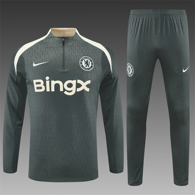 2025/2026 Chelsea Half-Pull Training Suit Football Shirt 1:1 Thai Quality Set