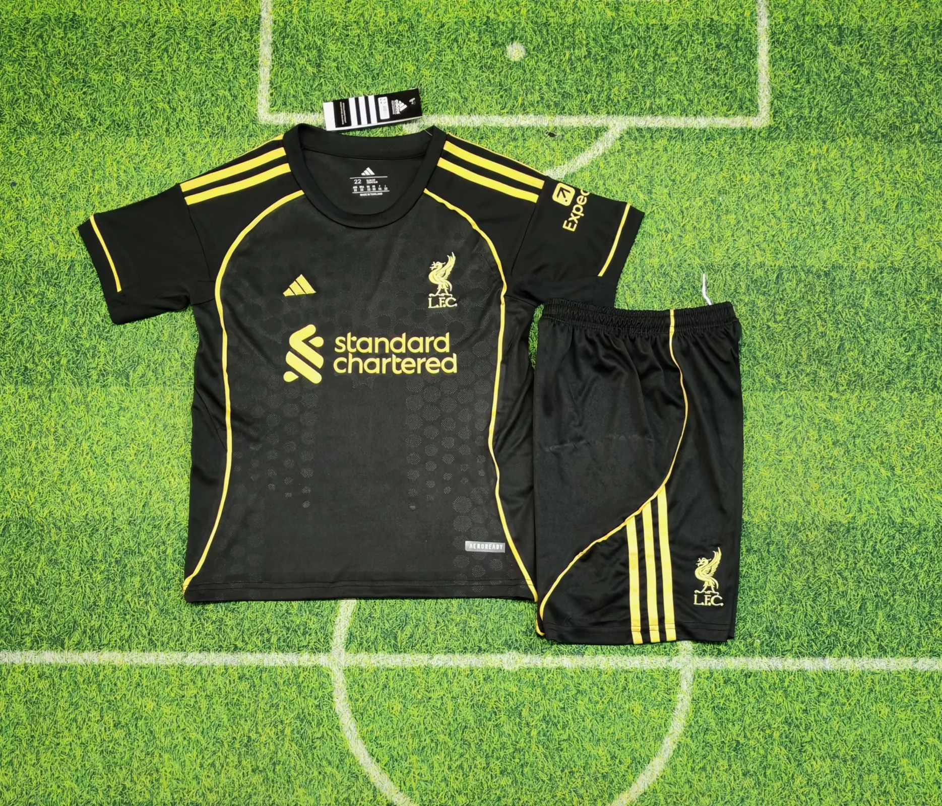 2025/2026 Liverpool Away Football Shirt Kids Size 1:1 Thai Quality