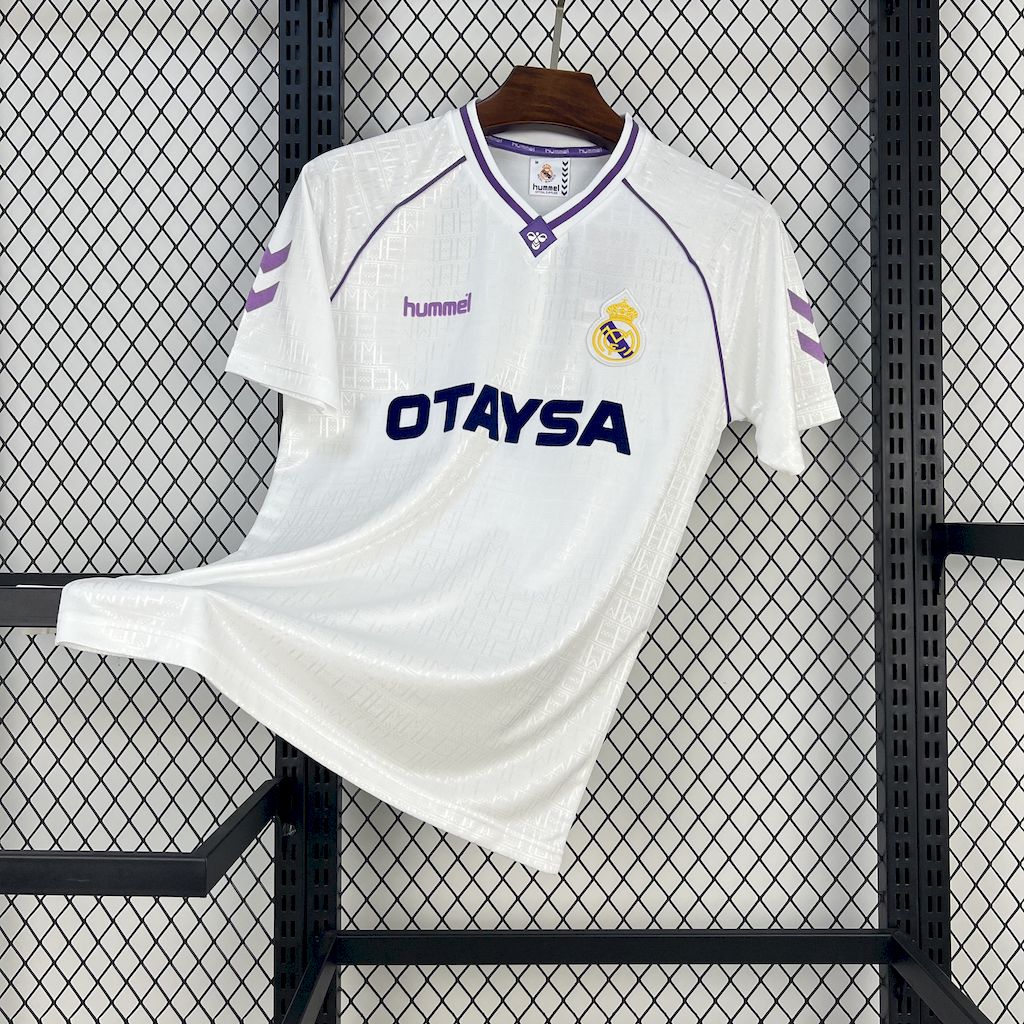 1990/1991 Retro Real Madrid Home Football Shirt 1:1 Thai Quality