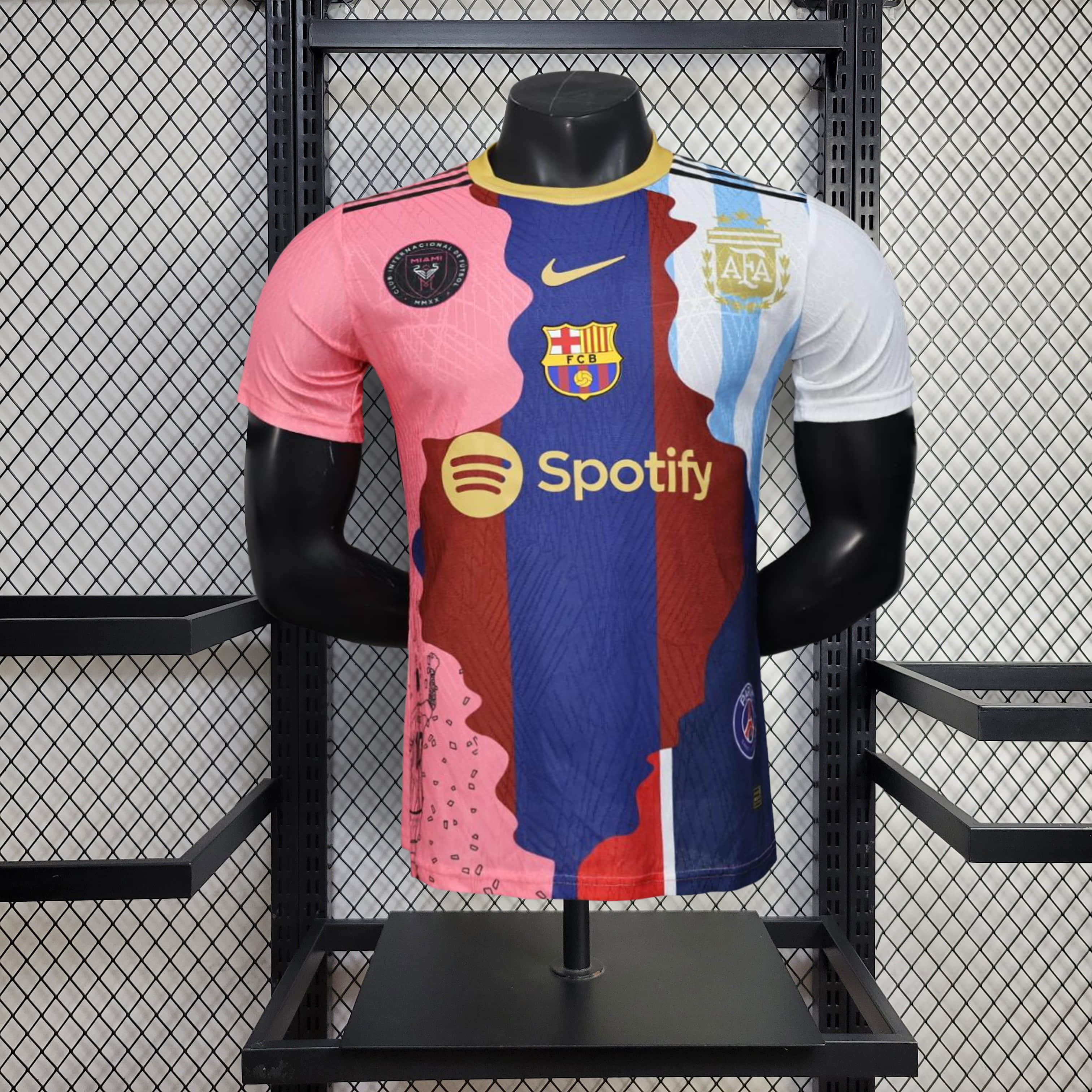 2025/2026 Player Version 10# Messi Barcelona/Argentina/Paris Saint-Germain/Inter Miami Football Shirt 1:1 Thai Quality