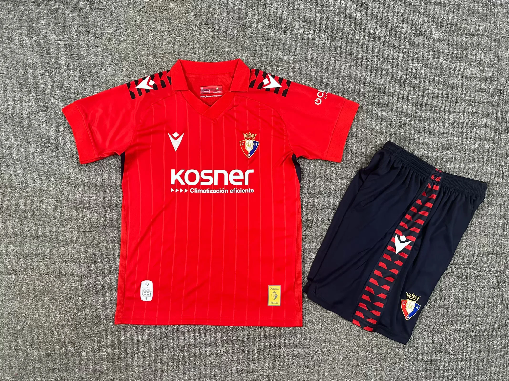 2025/2026 Osasuna Home Football Shirt Kids Size 1:1 Thai Quality