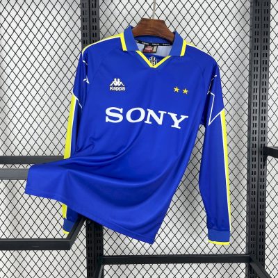 1996/1997 Retro Long Sleeve Juventus Away Football Shirt 1:1 Thai Quality