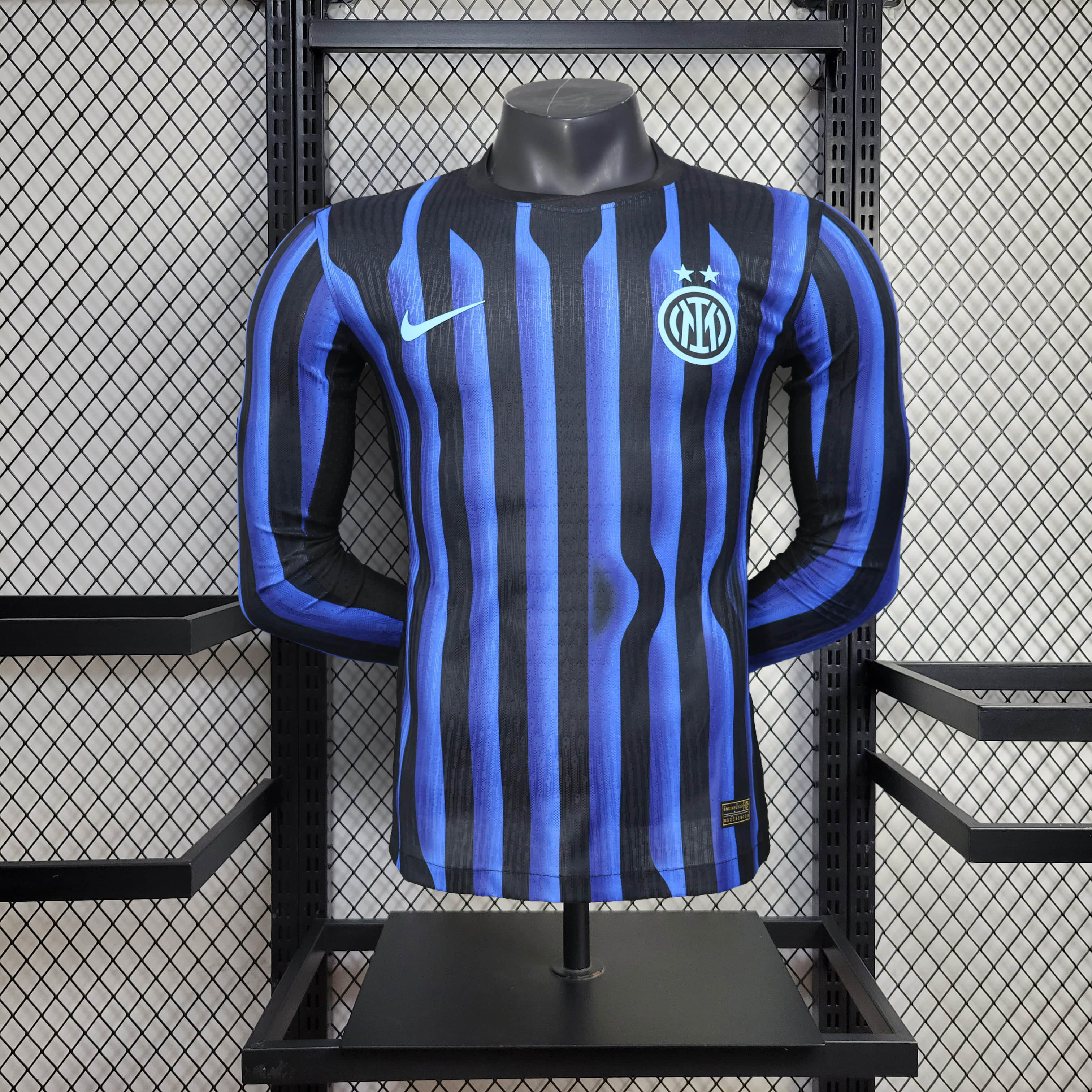 2025/2026 Long Sleeve Player Version Inter Milan Home Football Shirt 1:1 Thai Quality