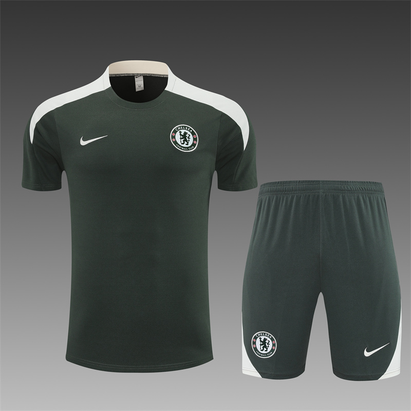 2025/2026 Chelsea Training Wear Green Set Shirt 1:1 Thai Quality