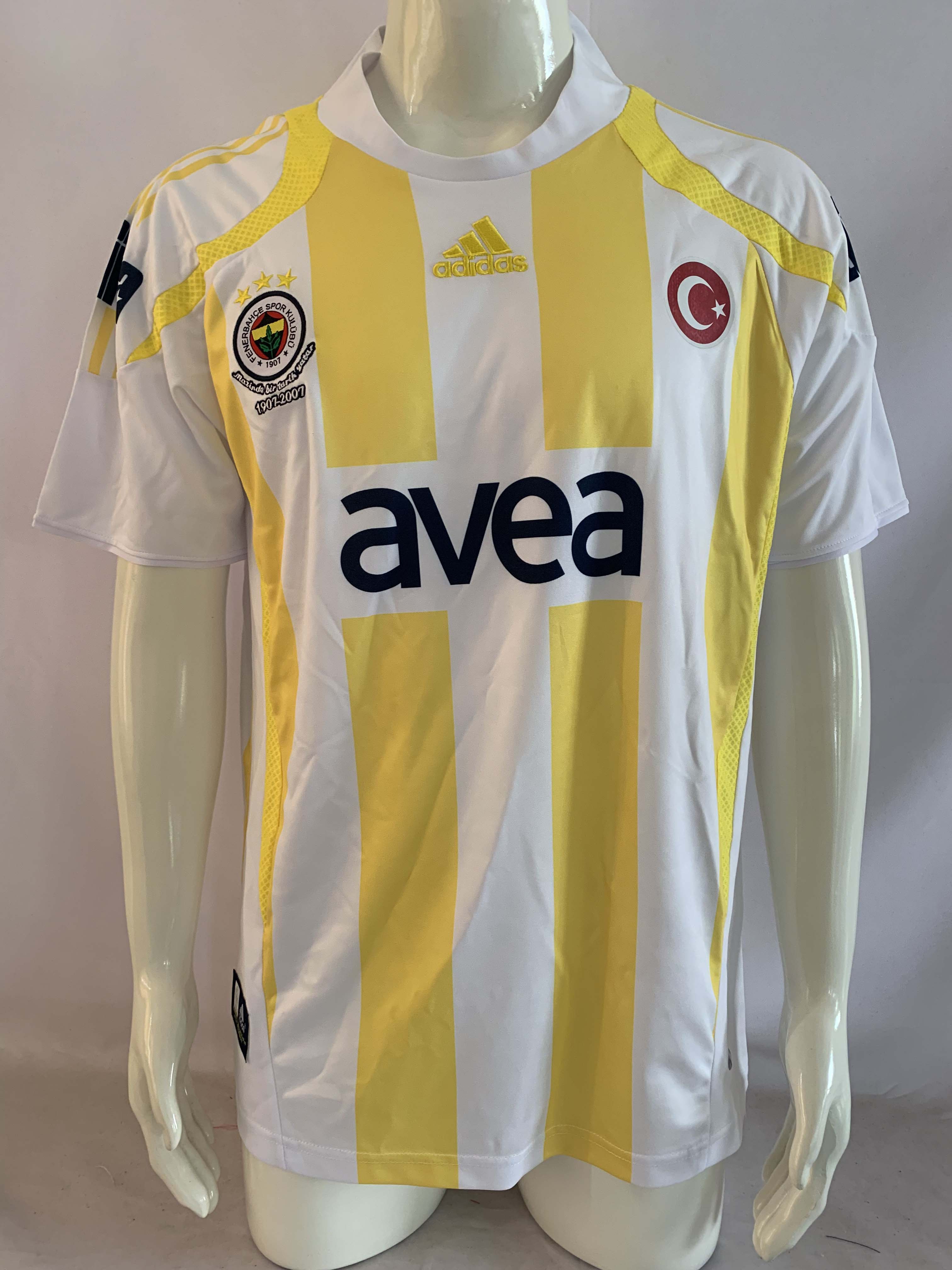 2007/2008 Retro Fenerbahce Away Football Shirt 1:1 Thai Quality