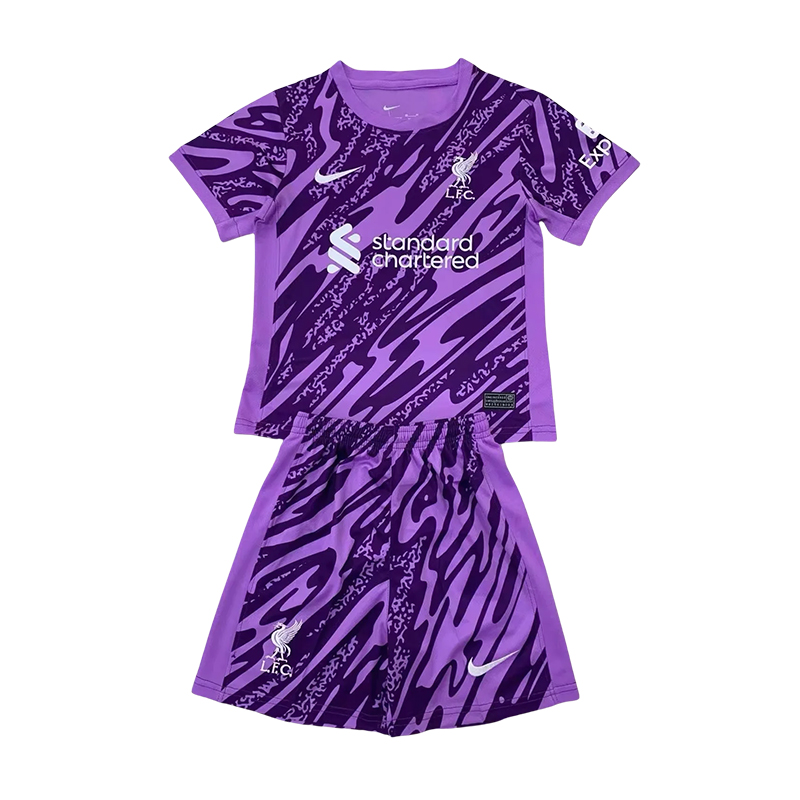 2024/2025 Liverpool Goalkeeper Football Shirt Kids Size 1:1 Thai Quality
